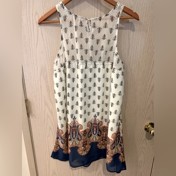 Adorable Blu Pepper Tank Blouse Size Large - Picture 2 of 6